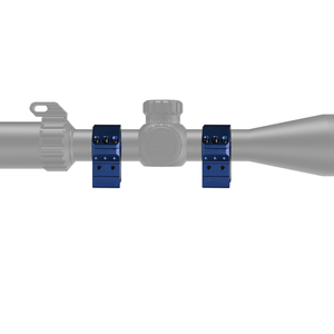 Anneaux de montage en aluminium BANGBANG - Réglables, hauteur centrale de 1,21 à 1,48 pouces pour tube de 30 mm, pour sports de plein air (bleu) - Product Image 6