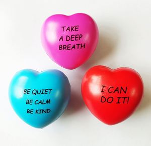 Pelota de Relajación de PU con Diseño de Corazón de 7 cm para el Día de San Valentín, Nuevo Lanzamiento, Regalos de Bienvenida para Aliviar el Estrés - Product Image 3
