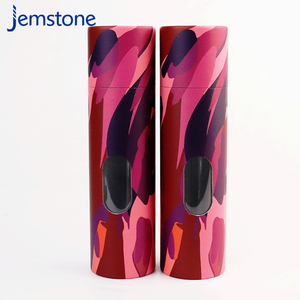 Custom Design Recyclable Cylinder Packaging Box for T-shirt Towels Scarves Clothing Paper Tube Packaging with <b>Clear</b> Windows - Product Image 4