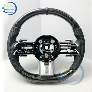 W460คาร์บอนไฟเบอร์ Mercedes Benz <span class=keywords><strong>AMG</strong></span> คลาสกำหนดเอง W463 W465 S คลาส W221 W116 W126 W140 W220 W221 W222พวงมาลัย W223 - Product Image 2