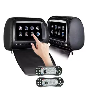 9 inch car headrest monitor with USB port and DVD