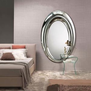 Espejo Redondo Plateado Decorativo <span class=keywords><strong>de</strong></span> Lujo Artístico <span class=keywords><strong>de</strong></span> Acero Inoxidable con <span class=keywords><strong>Diseño</strong></span> Creativo Simplista Moderno <span class=keywords><strong>Italiano</strong></span> - Product Image 2