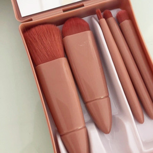 Factory Wholesale Synthetic Hair Makeup Brush Set 5 High-quality Eyeshadow Brushes Blending Highlighter Contouring Brushes - Product Image 3