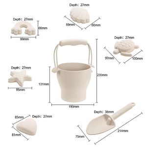 Jouets de plage en silicone en gros pour bébés et tout-petits : jeux éducatifs pour garçons et filles, idéaux pour l'apprentissage et le jeu dans le sable. - Product Image 3