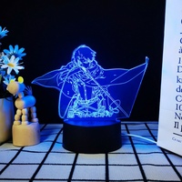 Projecteur d'Anime Personnalisé, Veilleuse Anime, Décoration de Chambre, Effet Visuel Holographique 3D, Veilleuse