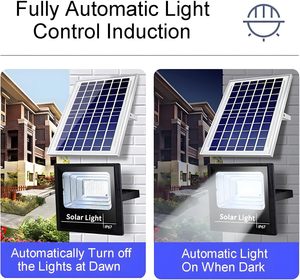 Lámpara Solar de Seguridad Súper Brillante con 252 LED, IP65 Impermeable, Sensor de Movimiento, para Jardín y Carretera - Product Image 3