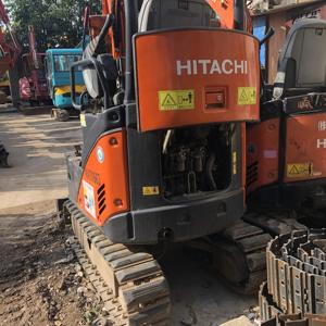 Excavateur Hitachi Zx17u-2 d'occasion Mini pelleteuse sur chenilles hydraulique ZX30 ZX75 en bon état et à bas prix - Product Image 4