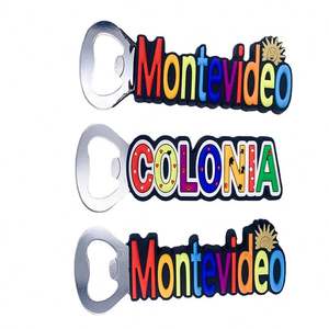 Pegatinas Magnéticas Modernas de PVC Personalizadas Promocionales para Refrigerador con Abrebotellas - Recuerdos de Bautizo y Regreso a Clases - Product Image 1