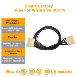 Kabel Harness Terminal Belakang Panjang Profesional <span class=keywords><strong>2</strong></span>.54mm Spacing 6-Pin KF2510 untuk Aplikasi Layar LED dan Panel Kontrol - Product Image 3