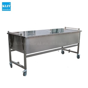 Klit mortuary <span class=keywords><strong>cadaver</strong></span> làm sạch ngâm giải phẫu nhúng mortuary thép không gỉ bóc tách bảng - Product Image 3