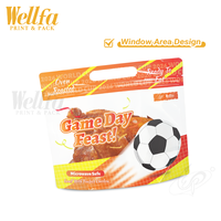 Sacs d'emballage en plastique anti-buée pour poulet rôti, design Coupe du Monde, personnalisables avec logo imprimé, pour poulet rôti à la broche