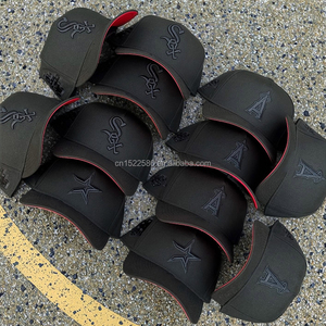 Chất lượng cao New-panel Flat Brim thêu tùy chỉnh được trang bị mũ cong Snapback Mũ gorras ban đầu de beisbol - Product Image 2