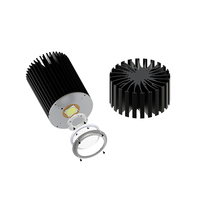 Profilé en aluminium OEM 300W 500W pour barres de LED de culture, système de refroidissement à dissipateur thermique pour projet de panneau LED COB de 400 mm