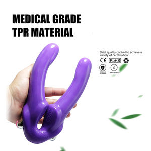 Caja Personalizada Gratis - Vibrador Dildo Strap-On sin Correa de 20 Modos para Mujeres, <span class=keywords><strong>Doble</strong></span> Punta Anal, Vibradores de Penetración, Juguetes Sexuales - Product Image 4