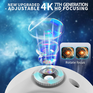Proyector de Galaxia 13 en 1, Luz Nocturna RGB de <span class=keywords><strong>Estrellas</strong></span>, Música BT para Dormitorio, Control Remoto para Niños, Planetario, Proyector Espacial, Reloj Despertador - Product Image 2