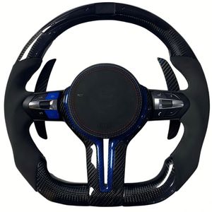 Volante Deportivo de Fibra de Carbono, Cuero y ALCANTARA, para <span class=keywords><strong>MINI</strong></span> <span class=keywords><strong>Cooper</strong></span> 3 Puertas, 5 Puertas, Countryman, Clubman, Convertible, JCW, Aceman - Product Image 4