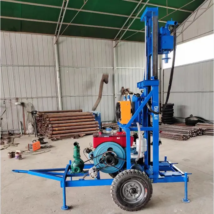 Factory Sale Geotechnical Hydraulic Portable Mine Drilling Rigs Diesel Underground Borehole Water Well Drilling Rig Machine