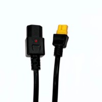 Câble d'alimentation à ressort haute tension avec connecteur LED, câble d'alimentation CA