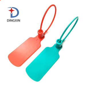 Chiều dài cố định T-Shirt quần áo tag nhựa mini xương rồng màu xanh đỏ 18cm kéo chặt chẽ Nhựa an ninh con dấu tag - Product Image 1