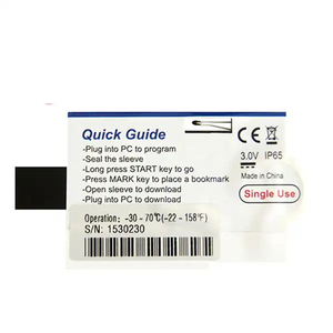 Enregistreur de température à usage unique 8192 points pour chaîne du froid, en plastique, prise en charge OEM/ODM, instrument de surveillance de la chaîne du froid - Product Image 5