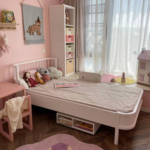 Lit d'appoint en bois blanc durable de qualité supérieure, 190 cm, pour chambre d'enfant, meubles pour tout-petits, lit d'enfant - Product Image 3
