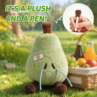 Porte-clés en peluche mignon en forme de fruit, support de stylo, pendentif à suspendre, cerise, poire, mangue, ananas, avocat, accessoire en peluche douce