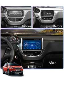 Pour <span class=keywords><strong>Peugeot</strong></span> 2008 <span class=keywords><strong>208</strong></span> 2014-2018 <span class=keywords><strong>android</strong></span> voiture de carcar GPS fm radio stéréo para auto electronics dvd lecteur carplay - Product Image 2