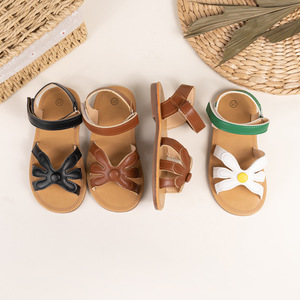 รองเท้าแตะเด็กผู้หญิงแบบเปิดนิ้วเท้า สไตล์เจ้าหญิง ลายดอกไม้สุดฮิต ขายส่ง - Product Image 2