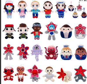 Xinhui Nouveauté transfrontalière <span class=keywords><strong>Stranger</strong></span> <span class=keywords><strong>Things</strong></span> : Peluche mignonne avec un personnage mangeant des fleurs - Product Image 2