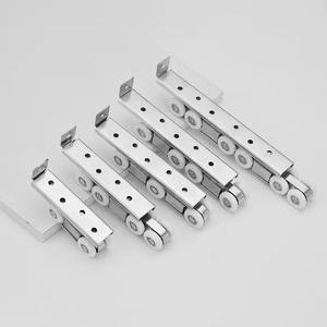 Roulette de <span class=keywords><strong>porte</strong></span> coulissante silencieuse en alliage robuste pour <span class=keywords><strong>porte</strong></span> suspendue en bois - Product Image 3