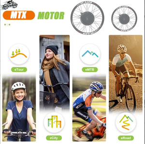 <span class=keywords><strong>Kit</strong></span> de <span class=keywords><strong>Bicicleta</strong></span> Eléctrica con Motor de 1500W-5000W, Motor sin Escobillas para Rueda Trasera, Pantalla LCD, Marco de Aluminio - Product Image 6