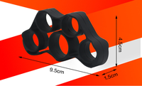 Al por mayor: Entrenador de fuerza de agarre para dedos de látex, bandas de resistencia para manos/bucles de gel de sílice y silicona, color personalizable