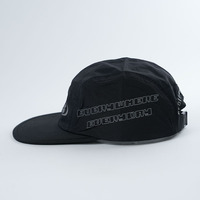 Gorra de Campamento Personalizada de 5 Paneles con Visera Plana, Material de Algodón, Gorra Deportiva para Exteriores con Visera Impresa