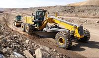 Nouvelle niveleuse à moteur de pointe pour travaux lourds, 447 kW, modèle GR5505, avec lame de 7300 mm, pour le nivellement des routes minières et les travaux de terrassement