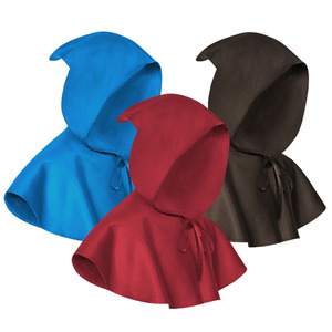 Black Hooded Cloak With Pointed Hat Grim Reaper Cape For Halloween Cosplay Costume Fantasy Role Play Adult Size - Product Image 3