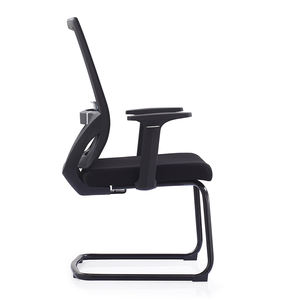 Pas cher blanc réunion attente salle <span class=keywords><strong>de</strong></span> réception formation personnel <span class=keywords><strong>bureau</strong></span> vistors chambre d'amis fauteuil <span class=keywords><strong>sans</strong></span> roues - Product Image 3