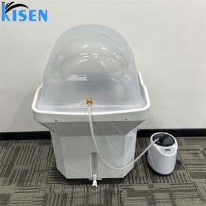 อ่างสระผมเคลื่อนที่ KISEN รุ่นทันสมัย ไม่ต้องติดตั้งระบบประปา พร้อมถังเก็บน้ำ 60 ลิตร ระบบหมุนเวียนน้ำ และระบบอบไอน้ำ - Product Image 1