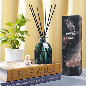 Vase en verre à bougie en cristal diffuseur en céramique avec fleur - Product Image 6