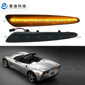 Luz de Estacionamiento LED Ámbar para Chevrolet Corvette PZ651, Carcasa Negra, 12V 3W, Luz Delantera, Trasera y Lateral - Product Image 1