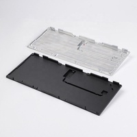 Usinage CNC personnalisé en acier inoxydable, alliage d'aluminium, surface anodisée de précision, clavier mécanique, fil de laiton, électro-érosion, brochage