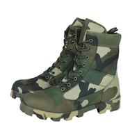 KMS Bottes Tactiques de Combat et d'Entraînement Camouflage Jungle, Grande Vente Personnalisable, Chaussures d'Extérieur Imperméables en Cuir, Bottes de Jungle pour Homme