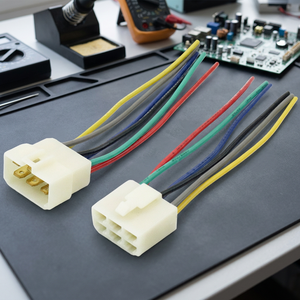 ชุดขั้วต่อรถมอเตอร์ไซค์ BenkPak 6 พิน 6.3 มม. แบบกลม 12V 8A พร้อมปลั๊กตัวผู้และตัวเมีย หน้าสัมผัสทองแดง ตัวเรือน ABS สำหรับยานยนต์ - Product Image 3