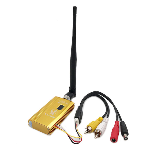 FPV 1.2Ghz 1.5W Digital Display Wireless Audio Video Transmitter Receiver 1500mW 8CH & 12CH Drones Accessories"