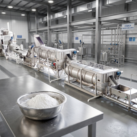 Ligne de production de flocons de pommes de terre de qualité supérieure, cuisson continue, écrémage et séchage pour une poudre de pommes de terre déshydratée de haute qualité