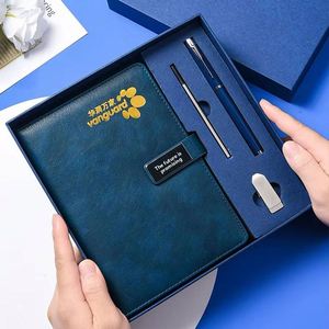 Set de Regalo Corporativo con Logotipo Personalizado OEM, Cuaderno A5 de Tapa Dura con Bolígrafo para Promoción de Marca VIP, Set de Regalo Empresarial - Product Image 1