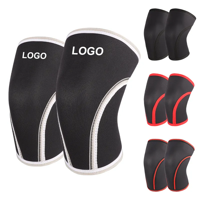 Ks-chất lượng hàng đầu 906 SCR đầu gối Pad 5mm hoặc 7mm Neoprene PowerLifting cử tạ đầu gối tay Áo hỗ trợ