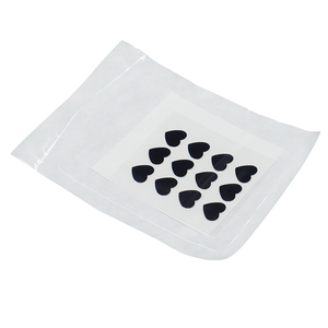 Trái Tim Màu Đen Mụn Trứng Cá Các Bản Vá Lỗi 12PC Tấm Goth Phong Cách Mụn Dán Hydrocolloid Điều Trị Tại Chỗ Cho Tối Thẩm Mỹ - Product Image 2