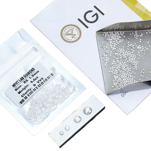 Diamant synthétique certifié VS de 1 carat, 1 paquet, vente en gros, diamant de laboratoire HPHT CVD, diamant en vrac de 1,9 mm, diamant synthétique - Product Image 4
