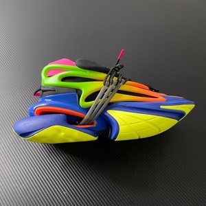 Chaussures de couple sportives et décontractées personnalisées de luxe - Balmann, semelle épaisse, dessus en PU, toutes saisons - Product Image 4