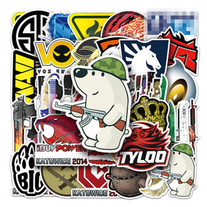 52 Uds. Juego en línea <span class=keywords><strong>CSGO</strong></span> pegatina para botella de teléfono portátil estuche de viaje Mortal Kombat juego pegatina - Product Image 1